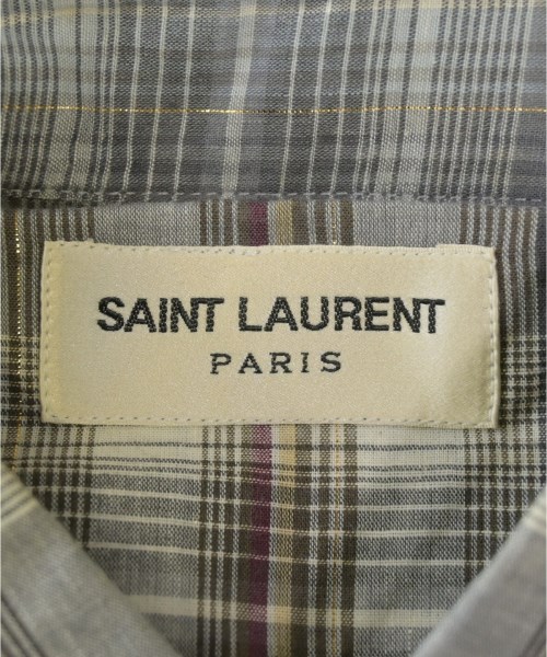 SAINT LAURENT PARIS（サンローランパリ）カジュアルシャツ グレー サイズ:-(M位) メンズ/2200633555290