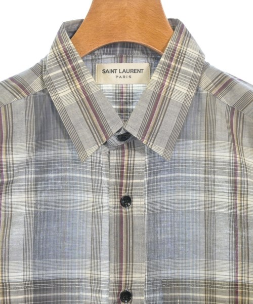 SAINT LAURENT PARIS（サンローランパリ）カジュアルシャツ グレー サイズ:-(M位) メンズ/2200633555290