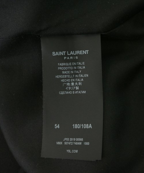 SAINT LAURENT PARIS（サンローランパリ）その他 黒 サイズ:54/54(XXL位) メンズ/2200634181023