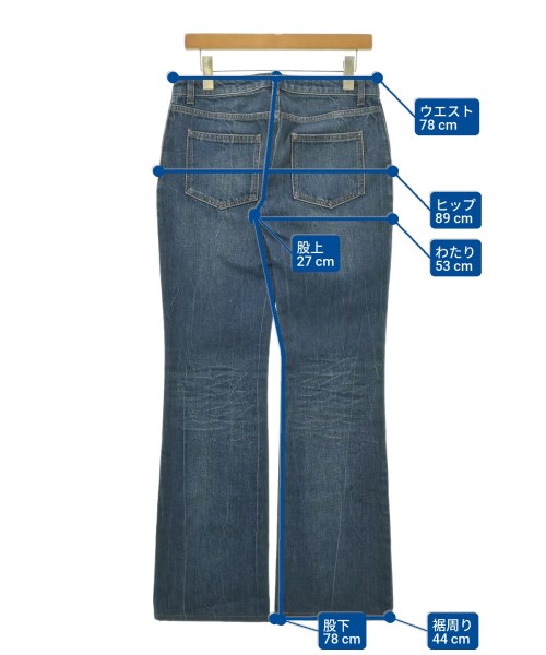 SAINT LAURENT PARIS（サンローランパリ）デニムパンツ 青 サイズ:27(M位) レディース/2200610305047