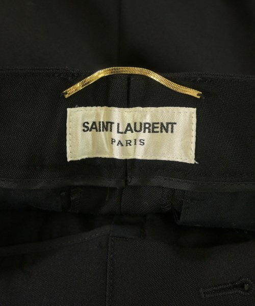 SAINT LAURENT PARIS（サンローランパリ）スラックス 黒 サイズ:34(XXS位) レディース/2200610500060