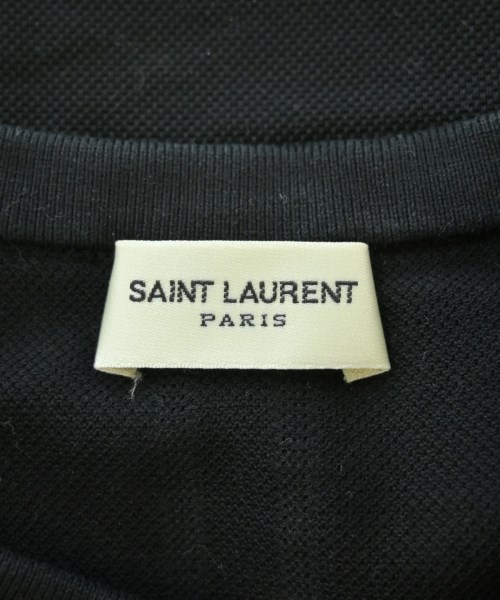 SAINT LAURENT PARIS（サンローランパリ）ポロシャツ 黒 サイズ:M メンズ/2200611253040