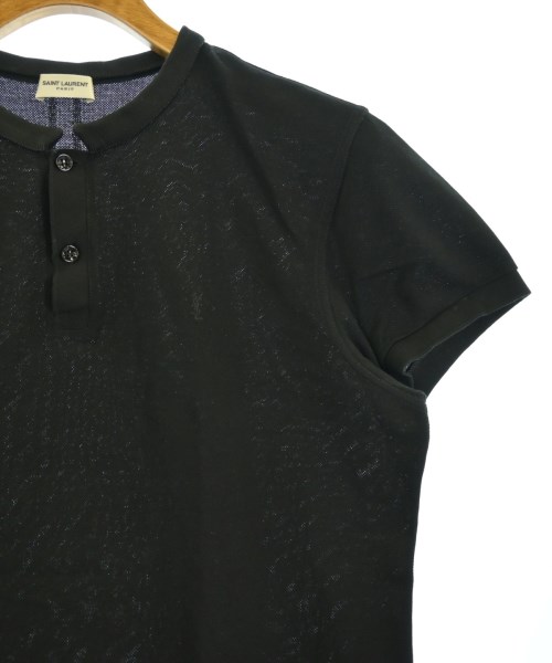 SAINT LAURENT PARIS（サンローランパリ）ポロシャツ 黒 サイズ:M メンズ/2200611253040