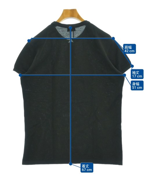 SAINT LAURENT PARIS（サンローランパリ）ポロシャツ 黒 サイズ:M メンズ/2200611253040