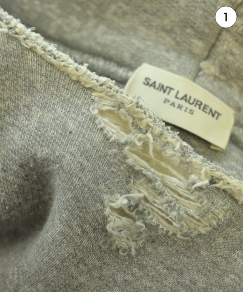 SAINT LAURENT PARIS（サンローランパリ）パーカー グレー サイズ:XL メンズ/2200611590022