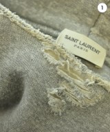 SAINT LAURENT PARIS（サンローランパリ）パーカー グレー サイズ:XL メンズ/2200611590022