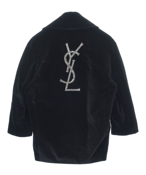 SAINT LAURENT PARIS（サンローランパリ）ピーコート 黒 サイズ:F レディース/2200611590152