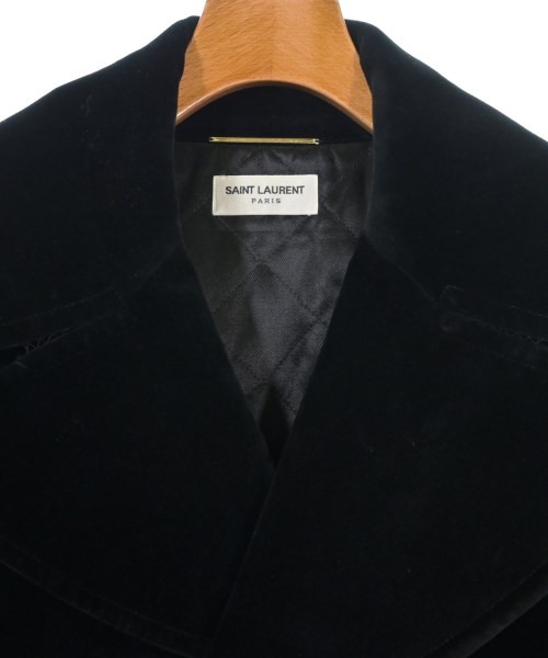 SAINT LAURENT PARIS（サンローランパリ）ピーコート 黒 サイズ:F レディース/2200611590152
