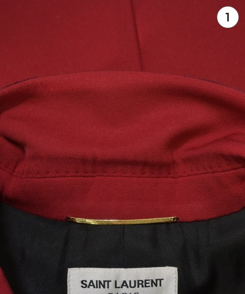 SAINT LAURENT PARIS（サンローランパリ）テーラードジャケット 赤 サイズ:36(XS位) レディース/2200113534074