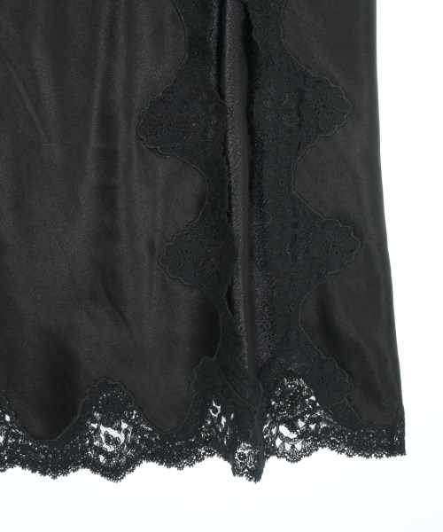 SAINT LAURENT PARIS（サンローランパリ）ひざ丈スカート 黒 サイズ:34(XS位) レディース/2200612012080