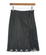 SAINT LAURENT PARIS（サンローランパリ）ひざ丈スカート 黒 サイズ:34(XS位) レディース/2200612012080