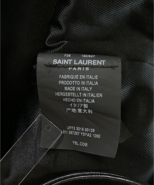 SAINT LAURENT PARIS（サンローランパリ）ライダース 黒 サイズ:-(M位) レディース/2200609534014