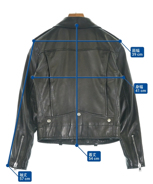 SAINT LAURENT PARIS（サンローランパリ）ライダース 黒 サイズ:-(M位) レディース/2200609534014