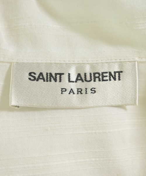 SAINT LAURENT PARIS（サンローランパリ）カジュアルシャツ 白 サイズ:36(XS位) レディース/2200612578081