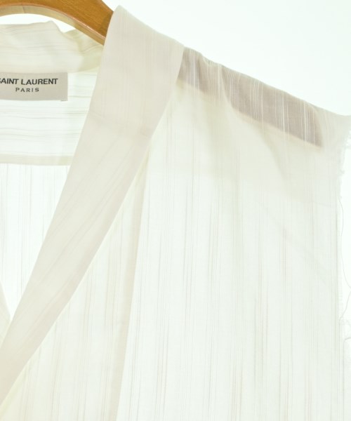 SAINT LAURENT PARIS（サンローランパリ）カジュアルシャツ 白 サイズ:36(XS位) レディース/2200612578081