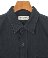 SAINT LAURENT PARIS（サンローランパリ）カジュアルシャツ 黒 サイズ:M メンズ/2200603802027