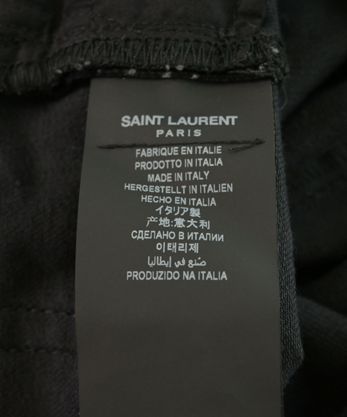 SAINT LAURENT PARIS（サンローランパリ）デニムパンツ 黒 サイズ:30(M位) メンズ/2200612992108