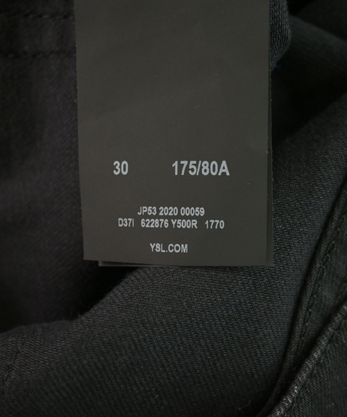 SAINT LAURENT PARIS（サンローランパリ）デニムパンツ 黒 サイズ:30(M位) メンズ/2200612992108