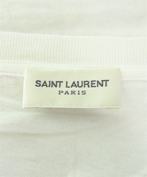 SAINT LAURENT PARIS（サンローランパリ）Tシャツ・カットソー 白 サイズ:S メンズ/2200613222020