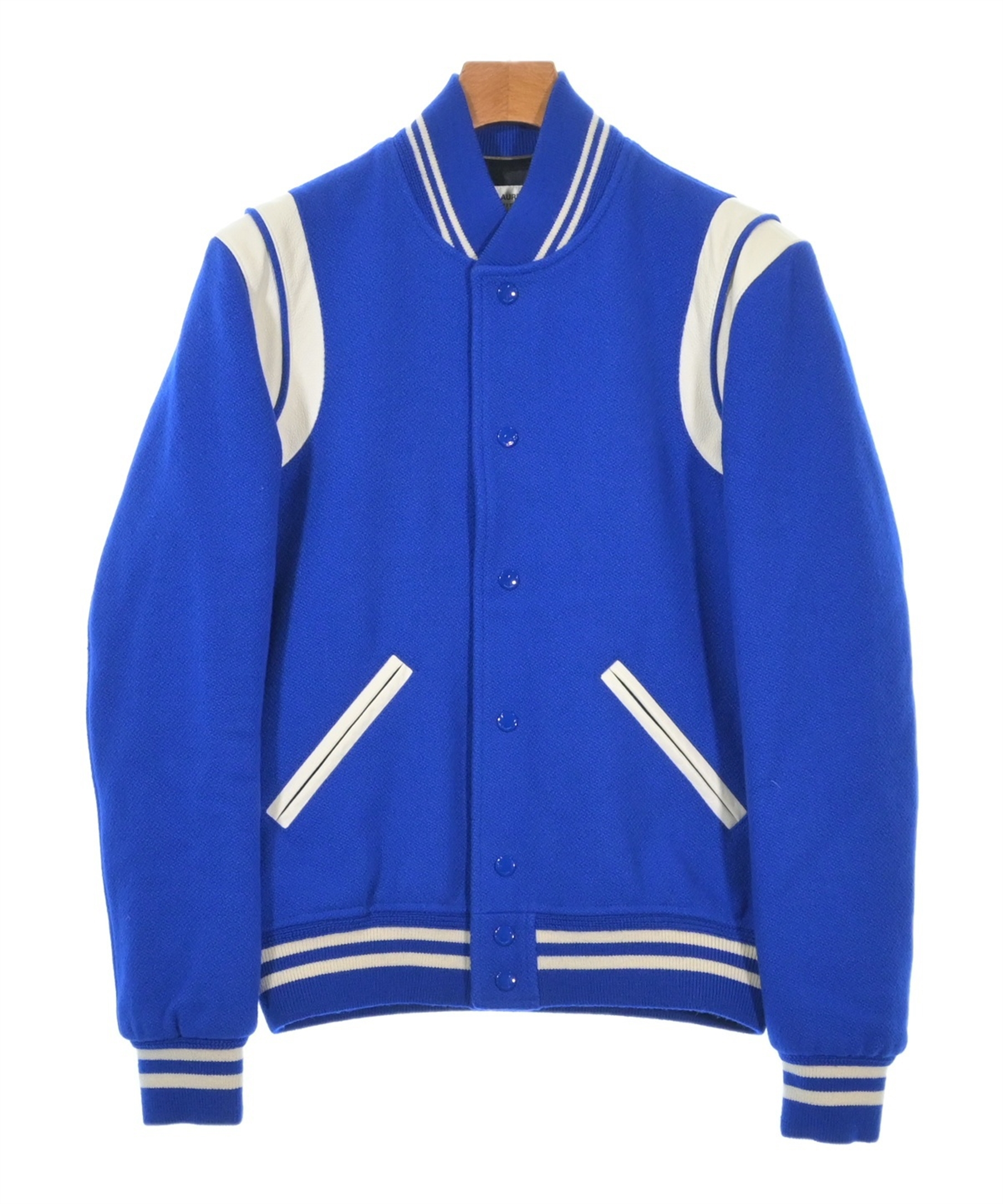 SAINT LAURENT PARIS（サンローランパリ）ブルゾン 青 サイズ:44(S位
