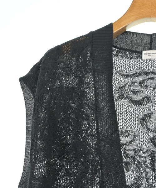 SAINT LAURENT PARIS（サンローランパリ）ベスト 黒 サイズ:XS レディース/2200614711035