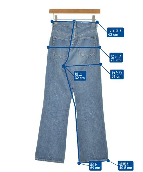 SAINT LAURENT PARIS（サンローランパリ）デニムパンツ 紺 サイズ:24(S位) レディース/2200611849151