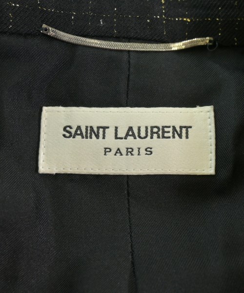 SAINT LAURENT PARIS（サンローランパリ）テーラードジャケット 黒 サイズ:50(XL位) メンズ/2200617616054