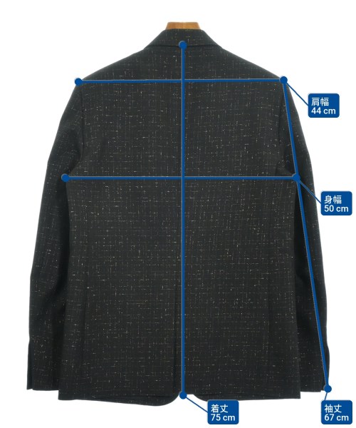 SAINT LAURENT PARIS（サンローランパリ）テーラードジャケット 黒 サイズ:50(XL位) メンズ/2200617616054