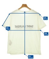 SAINT LAURENT PARIS（サンローランパリ）Tシャツ・カットソー 白 サイズ:L メンズ/2200618193233