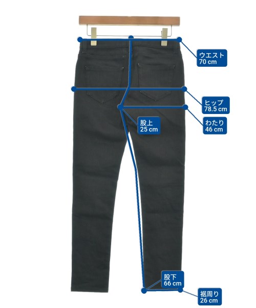 SAINT LAURENT PARIS（サンローランパリ）デニムパンツ 黒 サイズ:26(M位) レディース/2200619465018