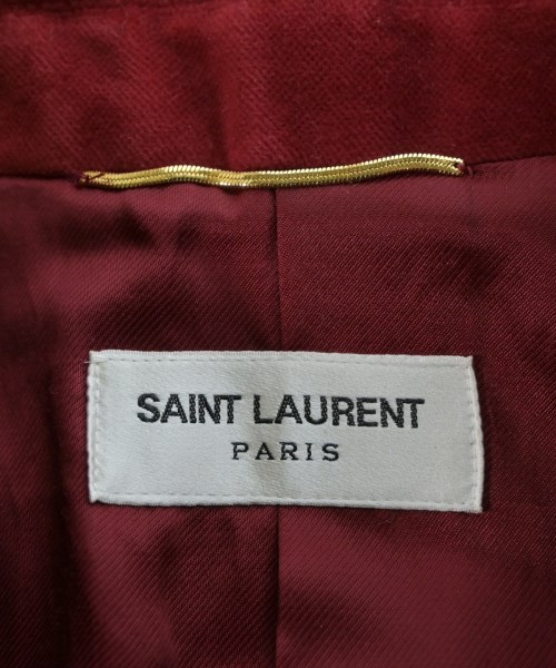 SAINT LAURENT PARIS（サンローランパリ）カジュアルジャケット 赤 サイズ:34(XXS位) レディース/2200620951296