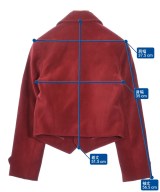 SAINT LAURENT PARIS（サンローランパリ）カジュアルジャケット 赤 サイズ:34(XXS位) レディース/2200620951296