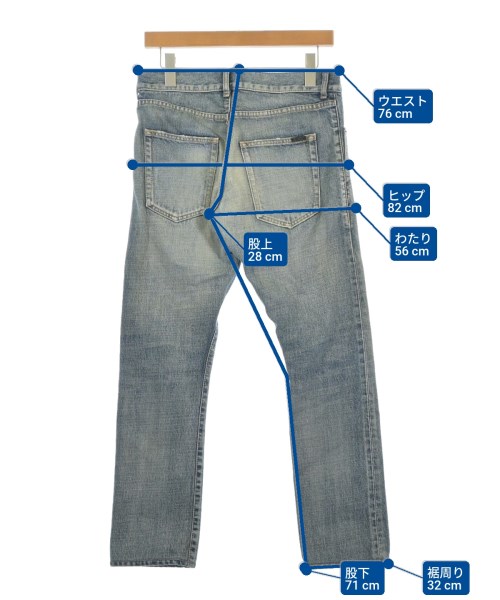 SAINT LAURENT PARIS（サンローランパリ）デニムパンツ 紺 サイズ:28(S位) メンズ/2200620955072