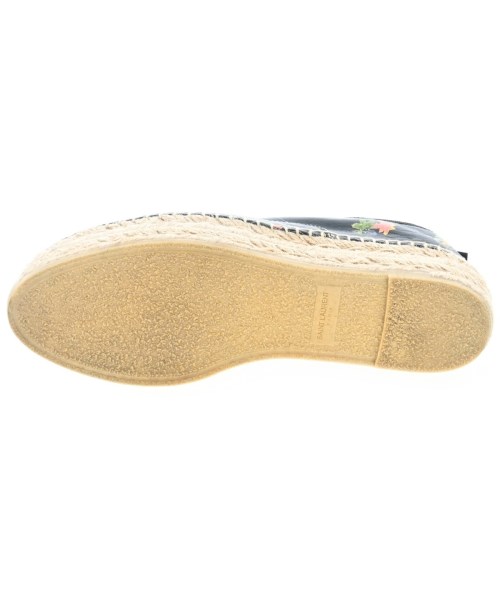 SAINT LAURENT PARIS（サンローランパリ）エスパドリーユ 黒 サイズ:38(24.5cm位) レディース/2200607072075