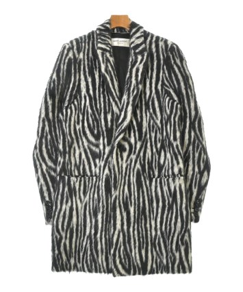 SAINT LAURENT PARIS（サンローランパリ）チェスターコート 黒 サイズ