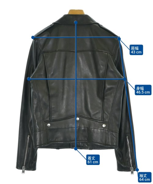 SAINT LAURENT PARIS（サンローランパリ）ライダース 黒 サイズ:46(M位) メンズ/2200673721013