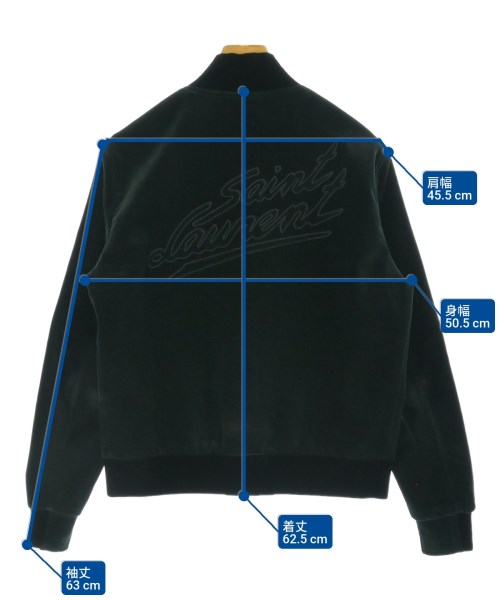 SAINT LAURENT PARIS（サンローランパリ）スタジャン 緑 サイズ:48(L位) メンズ/2200673721020