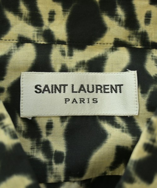 SAINT LAURENT PARIS（サンローランパリ）カジュアルシャツ 黒 サイズ:38(S位) メンズ/2200673721037