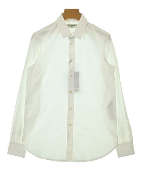 SAINT LAURENT PARIS(サンローランパリ)カジュアルシャツ 白 サイズ:38(S位)/2200674171084