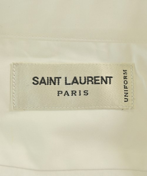 SAINT LAURENT PARIS（サンローランパリ）カジュアルシャツ 白 サイズ:38(S位) レディース/2200674171084