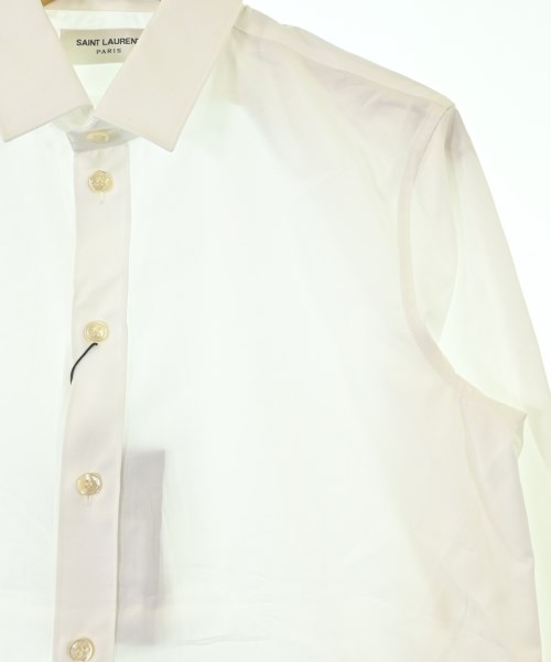 SAINT LAURENT PARIS（サンローランパリ）カジュアルシャツ 白 サイズ:38(S位) レディース/2200674171084