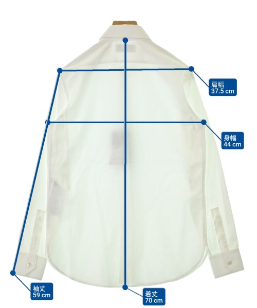 SAINT LAURENT PARIS（サンローランパリ）カジュアルシャツ 白 サイズ:38(S位) レディース/2200674171084