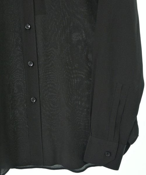 SAINT LAURENT PARIS（サンローランパリ）カジュアルシャツ 黒 サイズ:38(S位) レディース/2200674171107