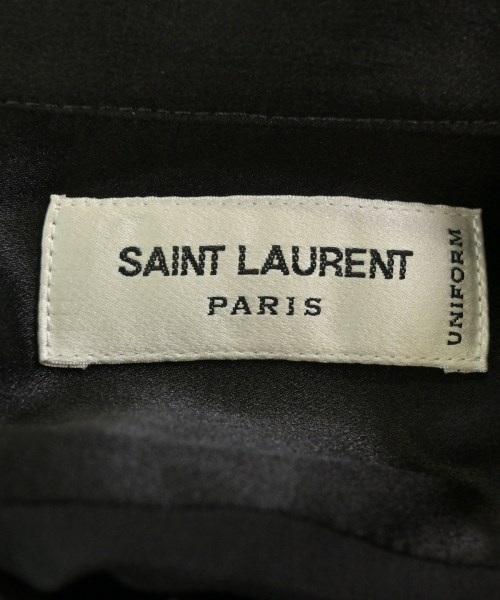 SAINT LAURENT PARIS（サンローランパリ）カジュアルシャツ 黒 サイズ:38(S位) レディース/2200674171138