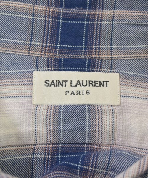 SAINT LAURENT PARIS（サンローランパリ）カジュアルシャツ 白 サイズ:38(S位) メンズ/2200675201049