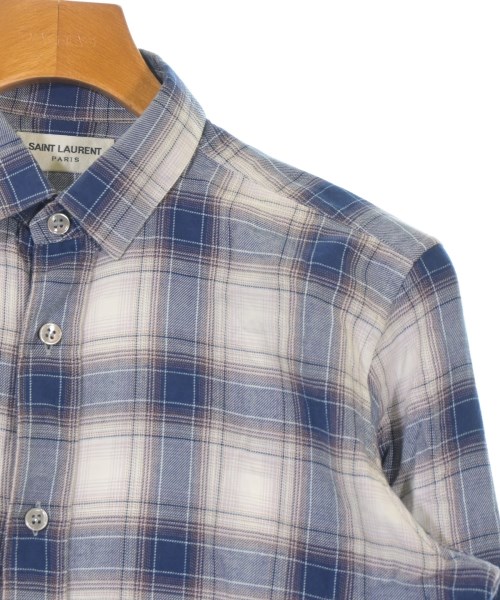 SAINT LAURENT PARIS（サンローランパリ）カジュアルシャツ 白 サイズ:38(S位) メンズ/2200675201049