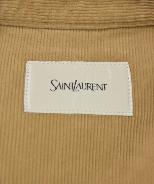 SAINT LAURENT PARIS（サンローランパリ）カジュアルシャツ ベージュ サイズ:S メンズ/2200675391030