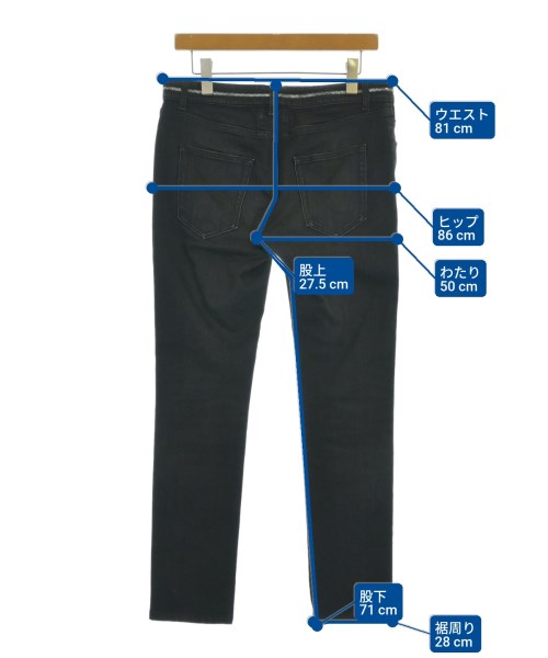 SAINT LAURENT PARIS（サンローランパリ）デニムパンツ 黒 サイズ:31(M位) メンズ/2200675525015