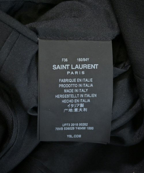 SAINT LAURENT PARIS（サンローランパリ）ジャケット 黒 サイズ:36(XS位) レディース/2200637324038