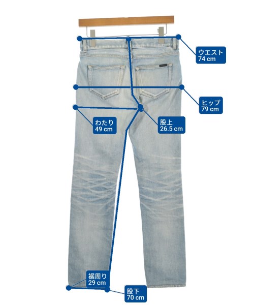 SAINT LAURENT PARIS（サンローランパリ）デニムパンツ 青 サイズ:25(S位) レディース/2200637324045